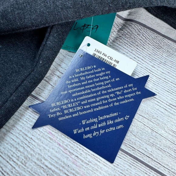 Burlebo Soft Fleece Lined Signature Logo Camo Hoodie - Picture 8 of 8